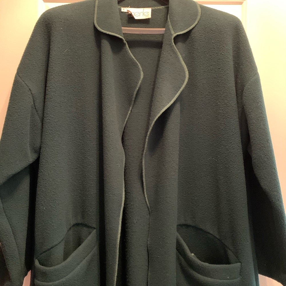 Merle Wool Forest Green Jacket - Picture 2 of 3